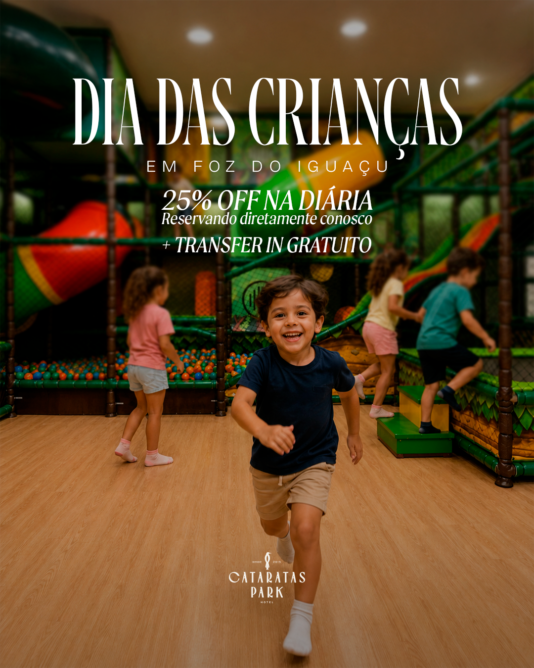 Dia das Crianças no paraíso: Foz do Iguaçu te espera no Cataratas Park Hotel